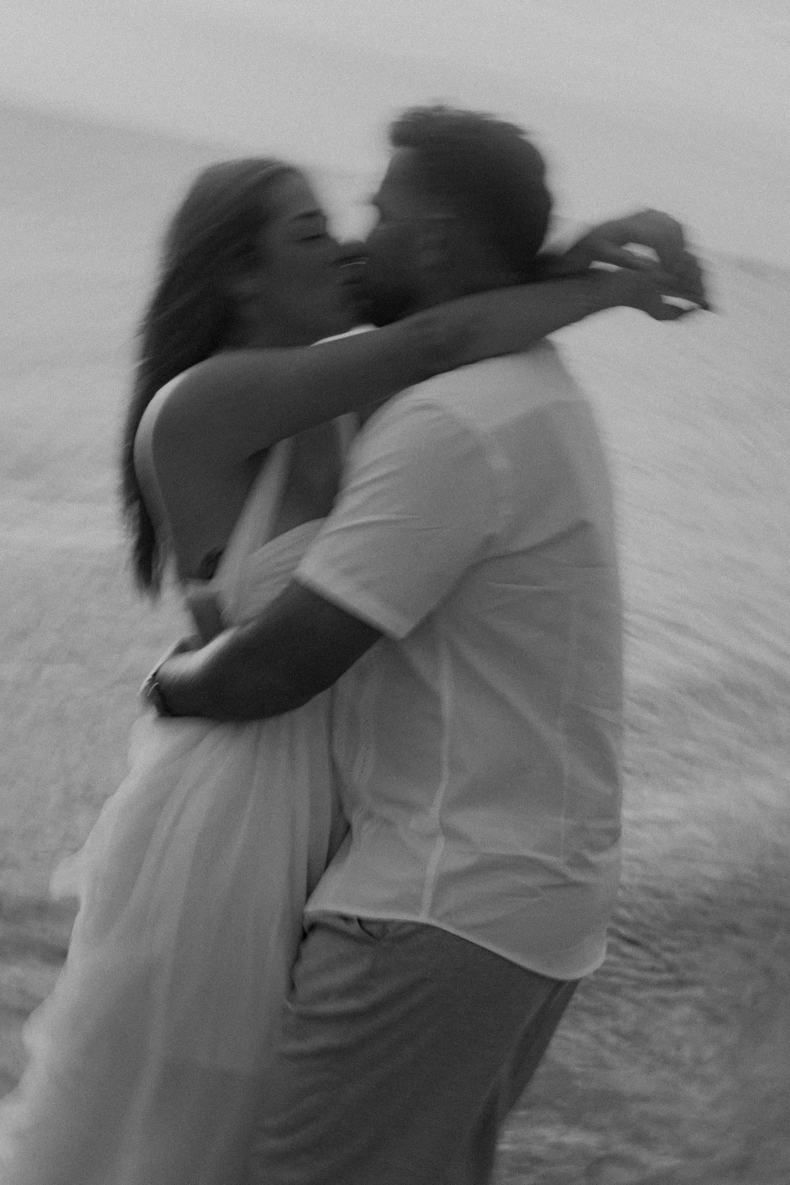Candid engagement session photograph 8